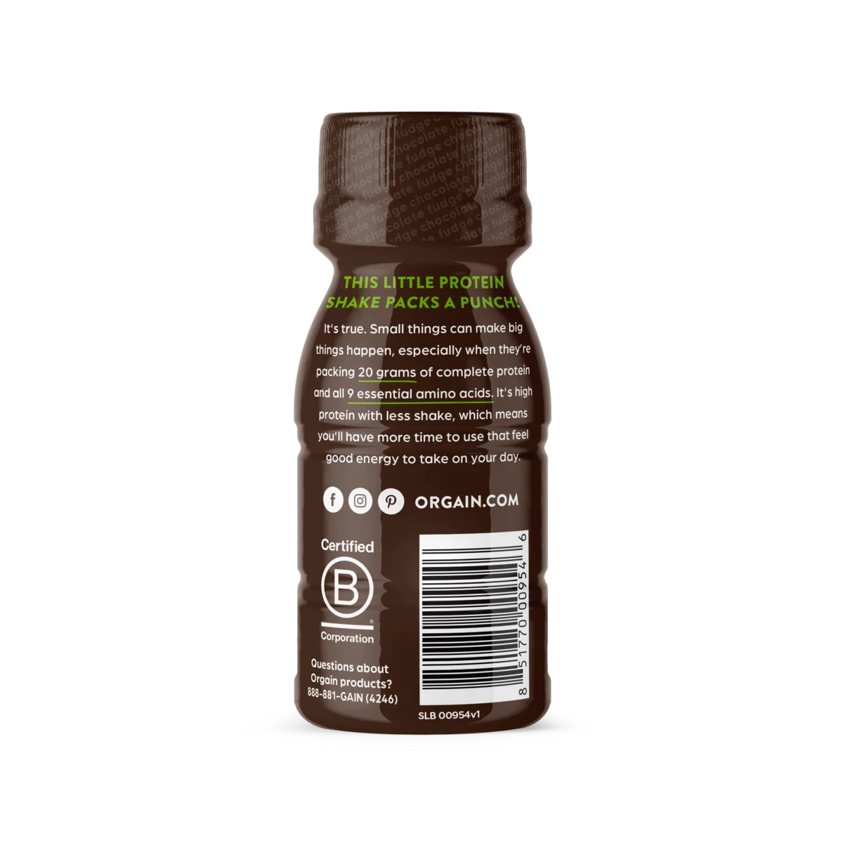 20g Protein Whey Based Protein Shake 4oz - Chocolate Fudge - Image 4