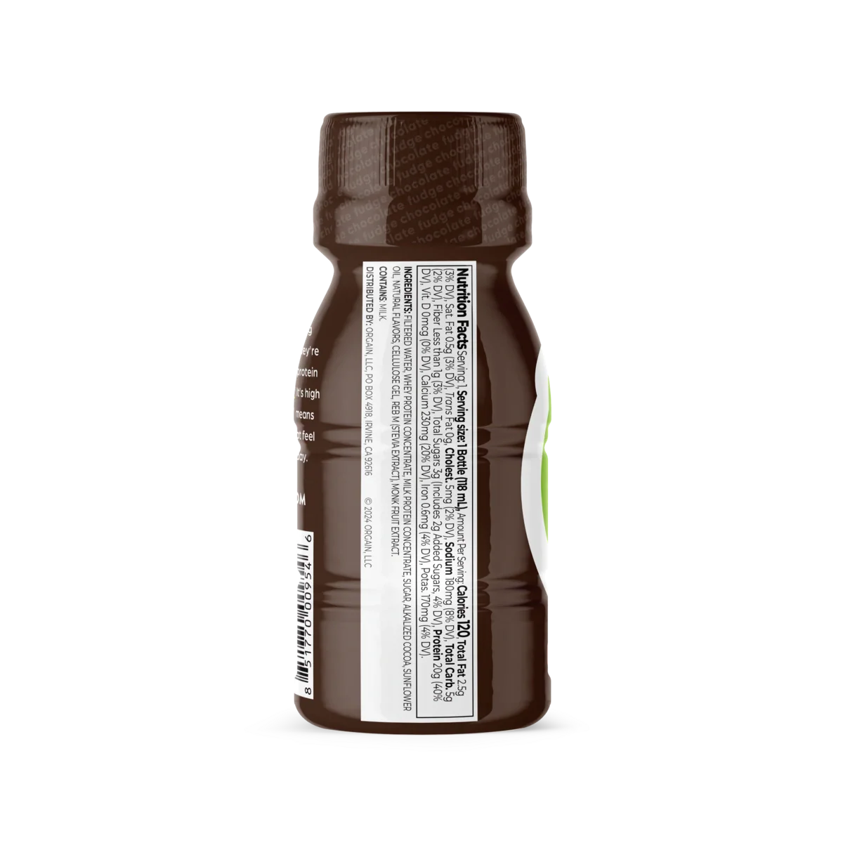 20g Protein Whey Based Protein Shake 4oz - Chocolate Fudge - Image 5